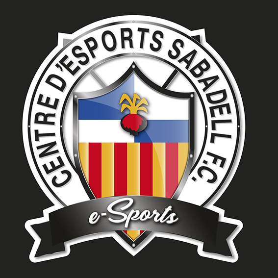 Logotipo para equipo de futbol de videojuegos e-Sports de Sabadell, Barcelona.