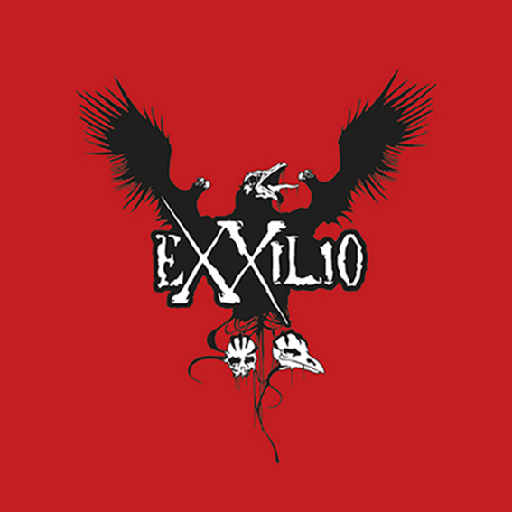 Logotipo para el grupo musical Exxilio de temática Punk. Residentes en Barberà del Vallès, Barcelona.