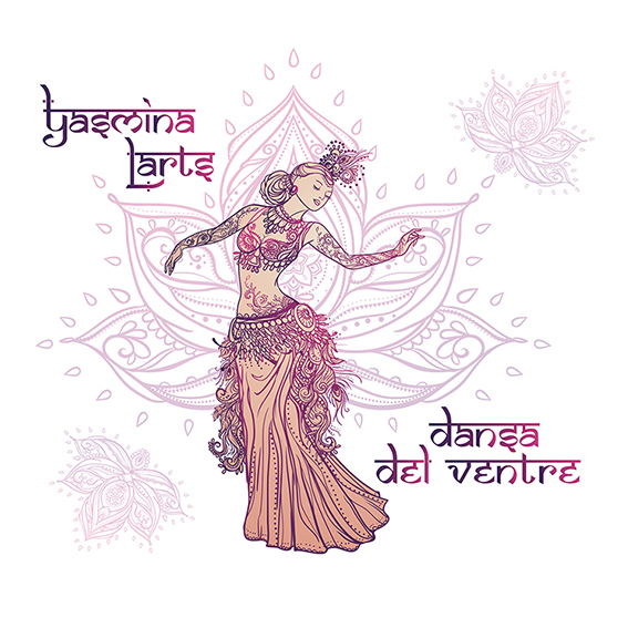 Logotipo para una profesora dedicada a la danza del vientre, Ubicada en Barcelona.